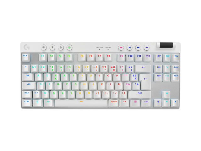 LOGITECH G PRO X TKL LIGHTSPEED Gaming Keyboard White Nordic – Tastaturer