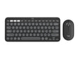Logitech Pebble 2 Combo Wireless Keyb/Mouse, Tonal Graphite (Nordic) – Tastatur- og musesæt (billede 1)