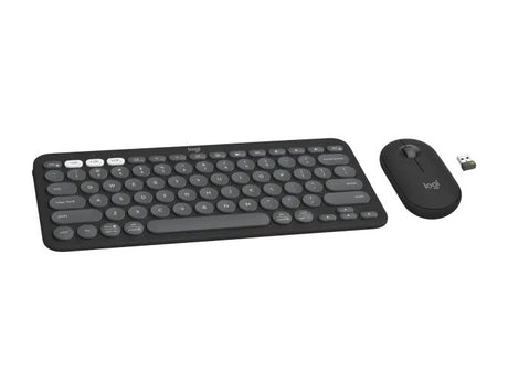 Logitech Pebble 2 Combo Wireless Keyb/Mouse, Tonal Graphite (Nordic) – Tastatur- og musesæt (billede 2)