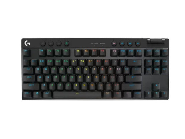 Logitech G PRO X TKL LIGHTSPEED Gaming Keyboard, Black (Nordic) – Tastaturer (billede 1)