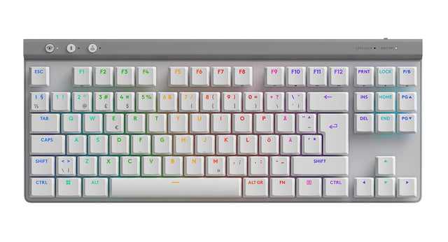 Logitech G515 LIGHTSPEED TKL Tactile, White (Nordic) – Trådløse tastaturer
