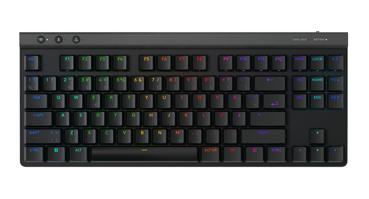 Logitech G515 LIGHTSPEED TKL Linear, Black (Nordic) – Trådløse tastaturer