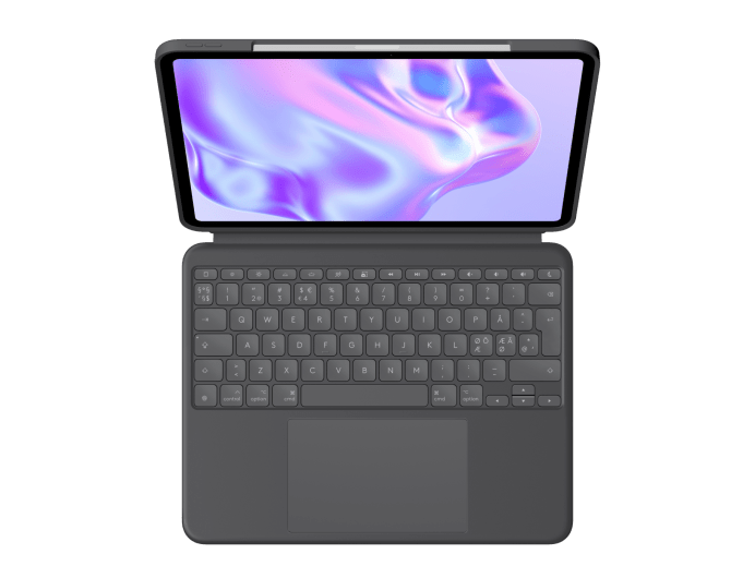 Logitech Combo Touch iPad Pro 13-inch (M4), Graphite (Nordic) (billede 2)