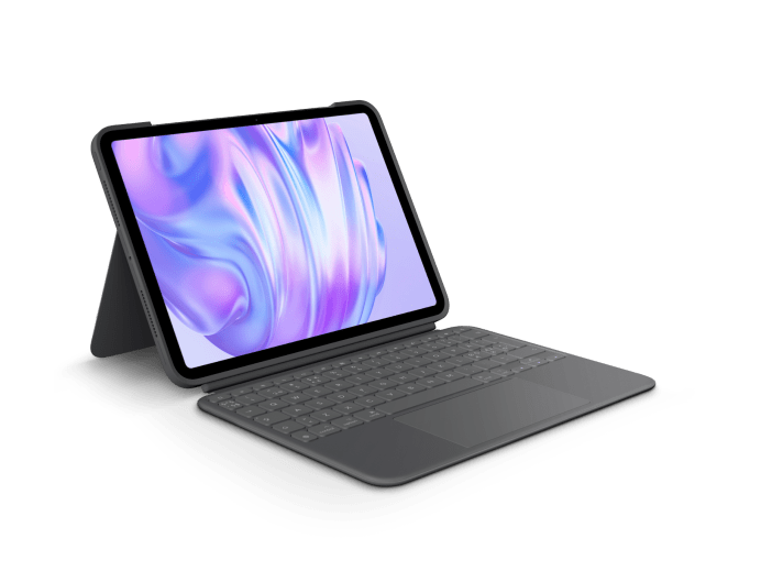 Logitech Combo Touch iPad Pro 11-inch (M4), Graphite (Nordic) (billede 1)