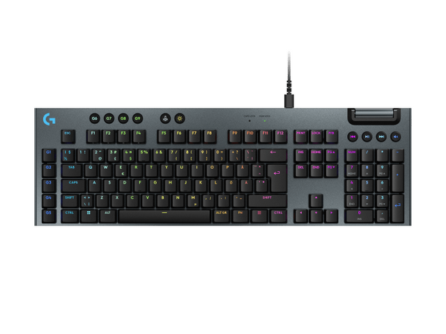 Logitech G915 X LIGHTSPEED Wired Gaming KB Tactile, Black Nordic – Tastaturer (billede 1)
