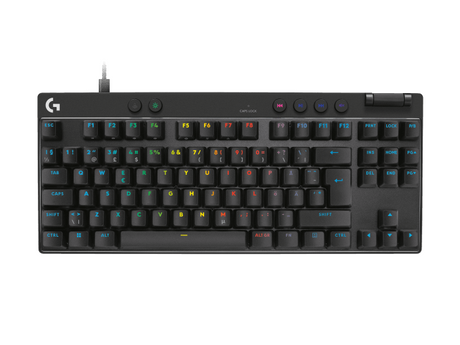 Logitech PRO X TKL RAPID Wired Gaming Keyboard Linear, Black Nordic – Tastaturer (billede 1)