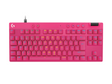 Logitech PRO X TKL RAPID Wired Gaming Keyboard Linear, Magenta Nordic – Tastaturer (billede 1)