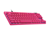 Logitech PRO X TKL RAPID Wired Gaming Keyboard Linear, Magenta Nordic – Tastaturer (billede 2)