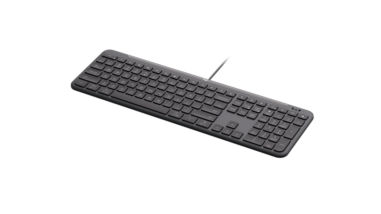 Logitech K620 Wired Business Keyboard, Graphite (Nordisk) – Kablede tastaturer (billede 2)