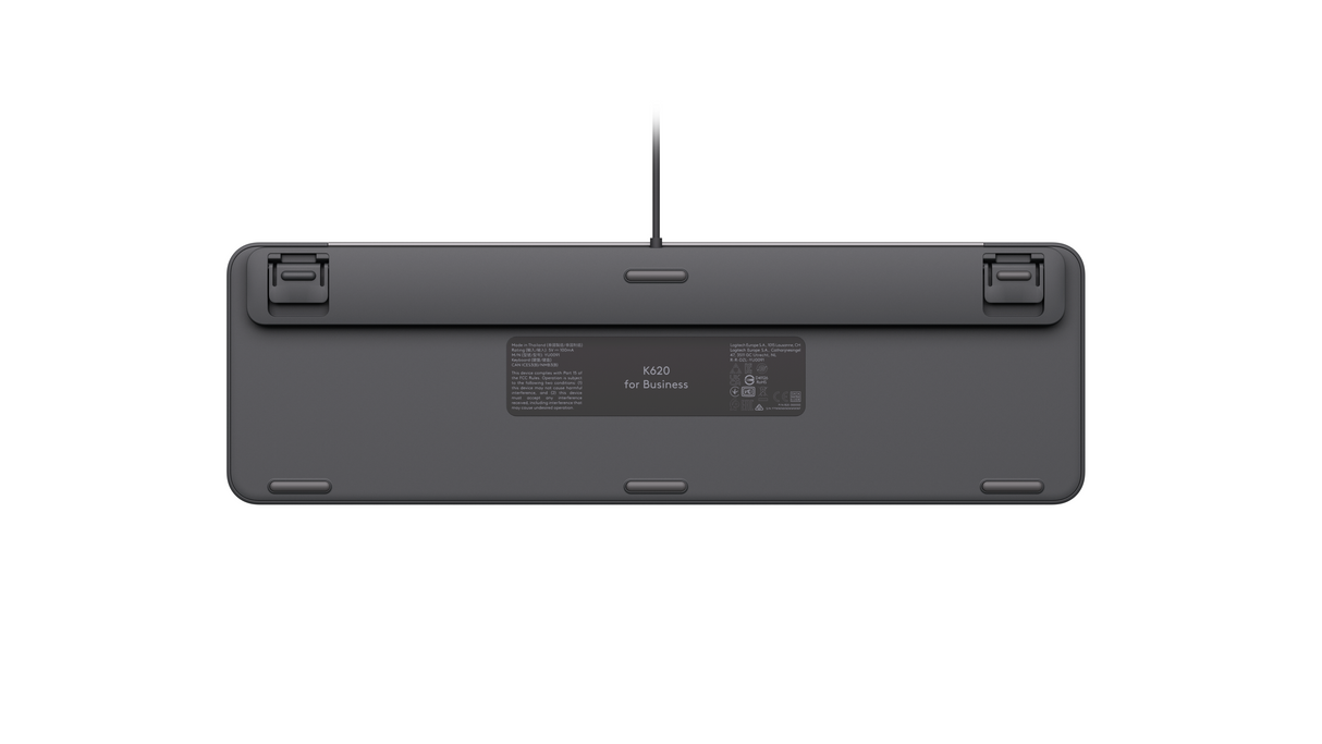 Logitech K620 Wired Business Keyboard, Graphite (Nordisk) – Kablede tastaturer (billede 3)