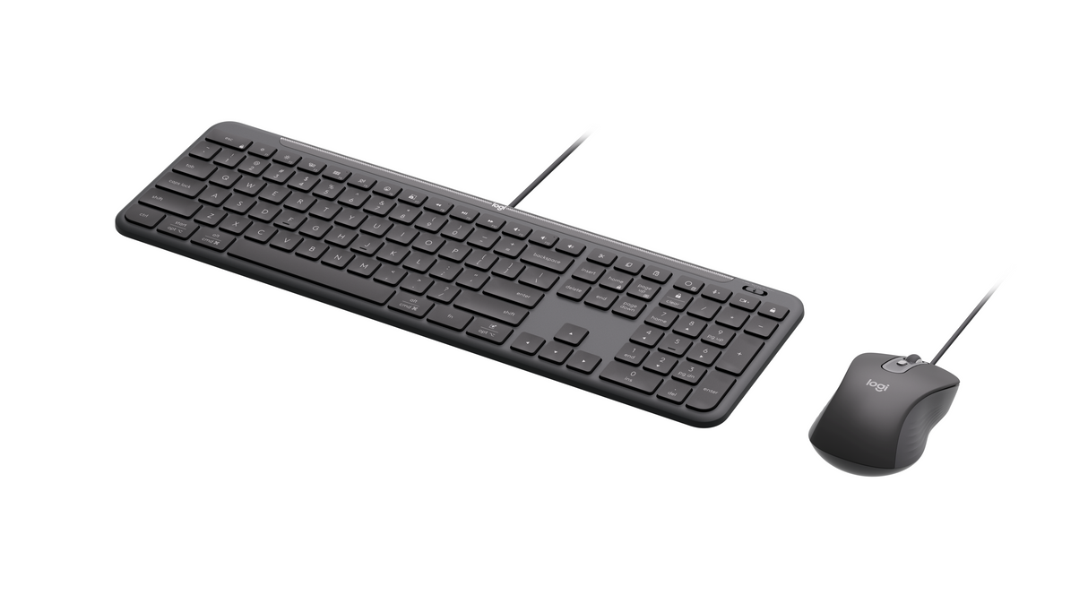 Logitech MK620 Wired Business Desktop Set, Graphite (Nordic) – Tastatur- og musesæt (billede 3)