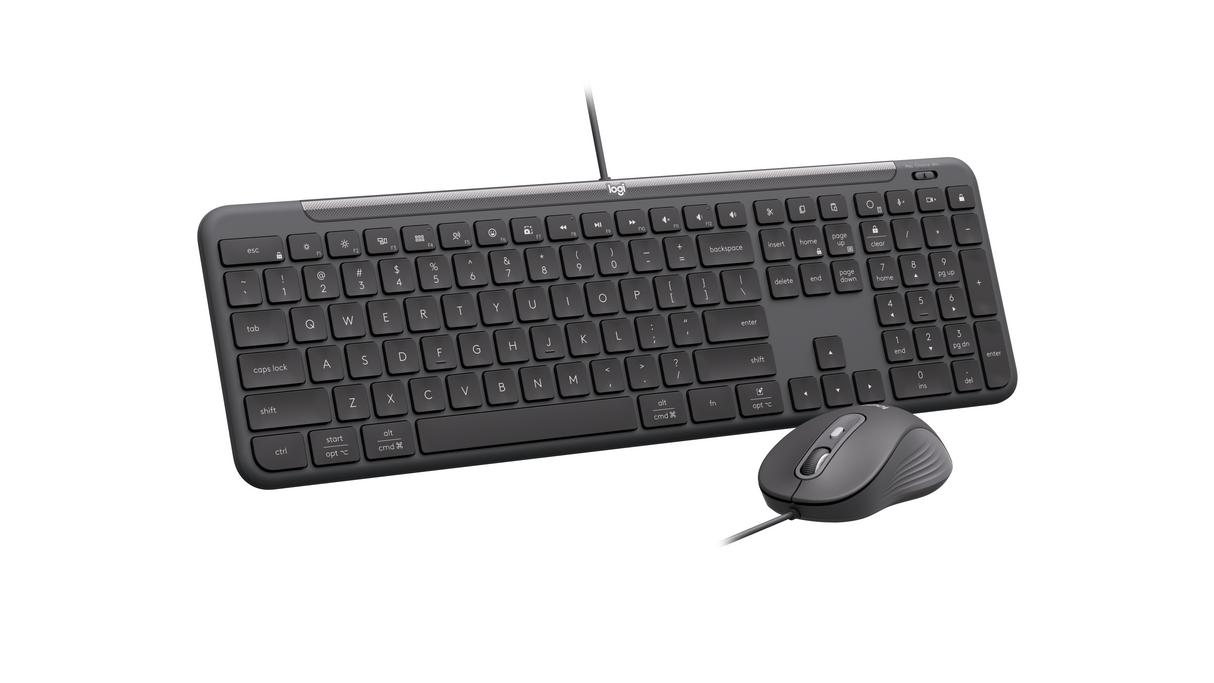Logitech MK620 Wired Business Desktop Set, Graphite (Nordic) – Tastatur- og musesæt (billede 4)