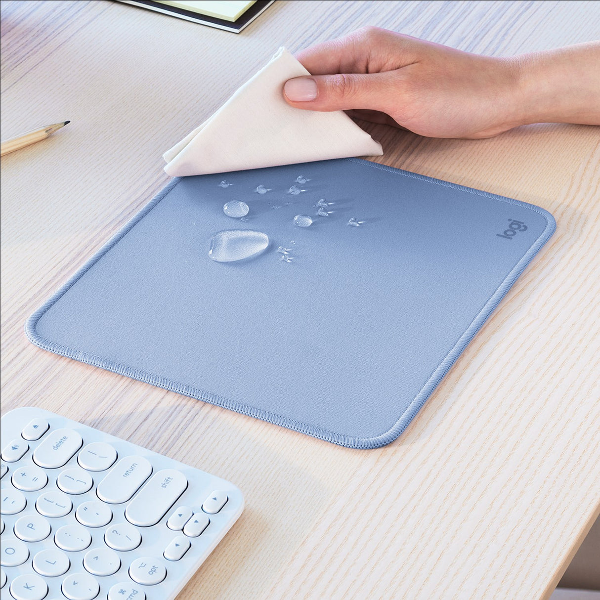 Logitech Mouse Pad Studio Series, Blue Grey – Musemåtter (billede 3)
