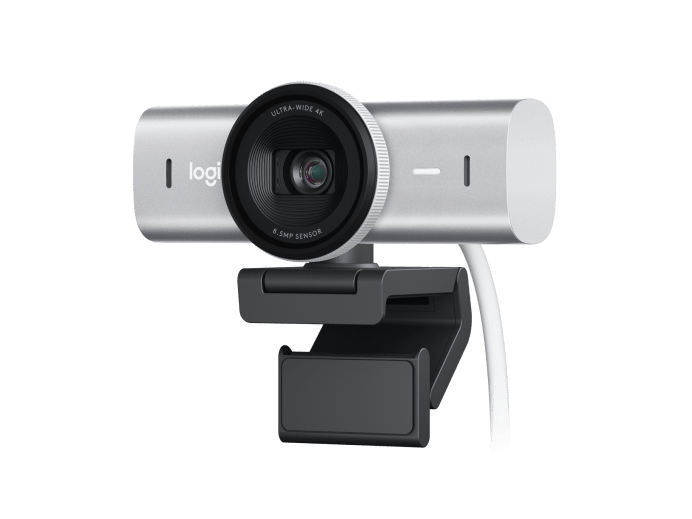 Logitech MX Brio Webcam, Pale Grey – Webkameraer (billede 1)