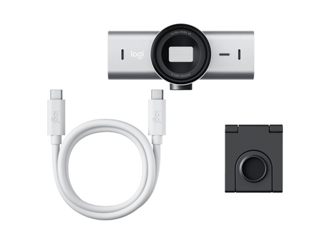 Logitech MX Brio Webcam, Pale Grey – Webkameraer (billede 3)