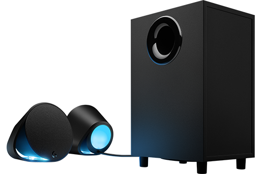 Logitech G560 LIGHTSYNC PC Gaming Speakers, Black – Højttalere (billede 1)