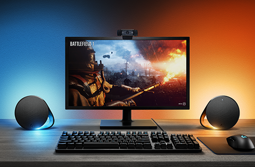 Logitech G560 LIGHTSYNC PC Gaming Speakers, Black – Højttalere (billede 5)