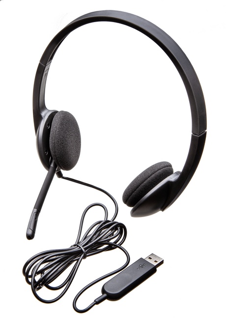 Logitech H340 USB Headset, Black – Headsets (billede 3)