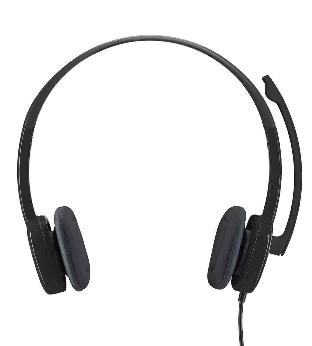 Logitech H151 Stereo Headset, Black – Headsets