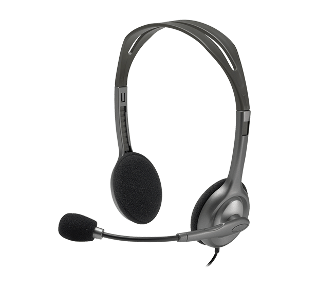 Logitech Stereo Headset H111, Black – Headsets (billede 1)