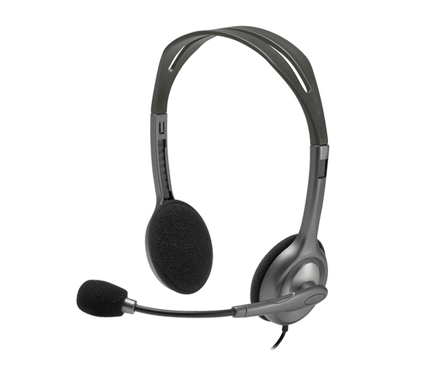 Logitech Stereo Headset H111, Black – Headsets (billede 1)