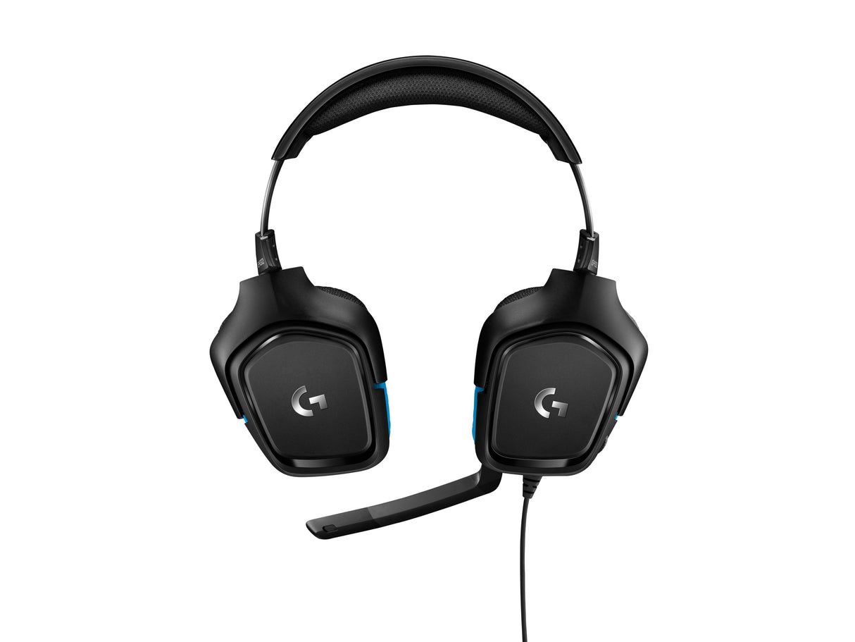 Logitech G432 Gaming Headset Leatherette, Black – Headsets med kabel (billede 1)