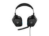 Logitech G432 Gaming Headset Leatherette, Black – Headsets med kabel (billede 1)