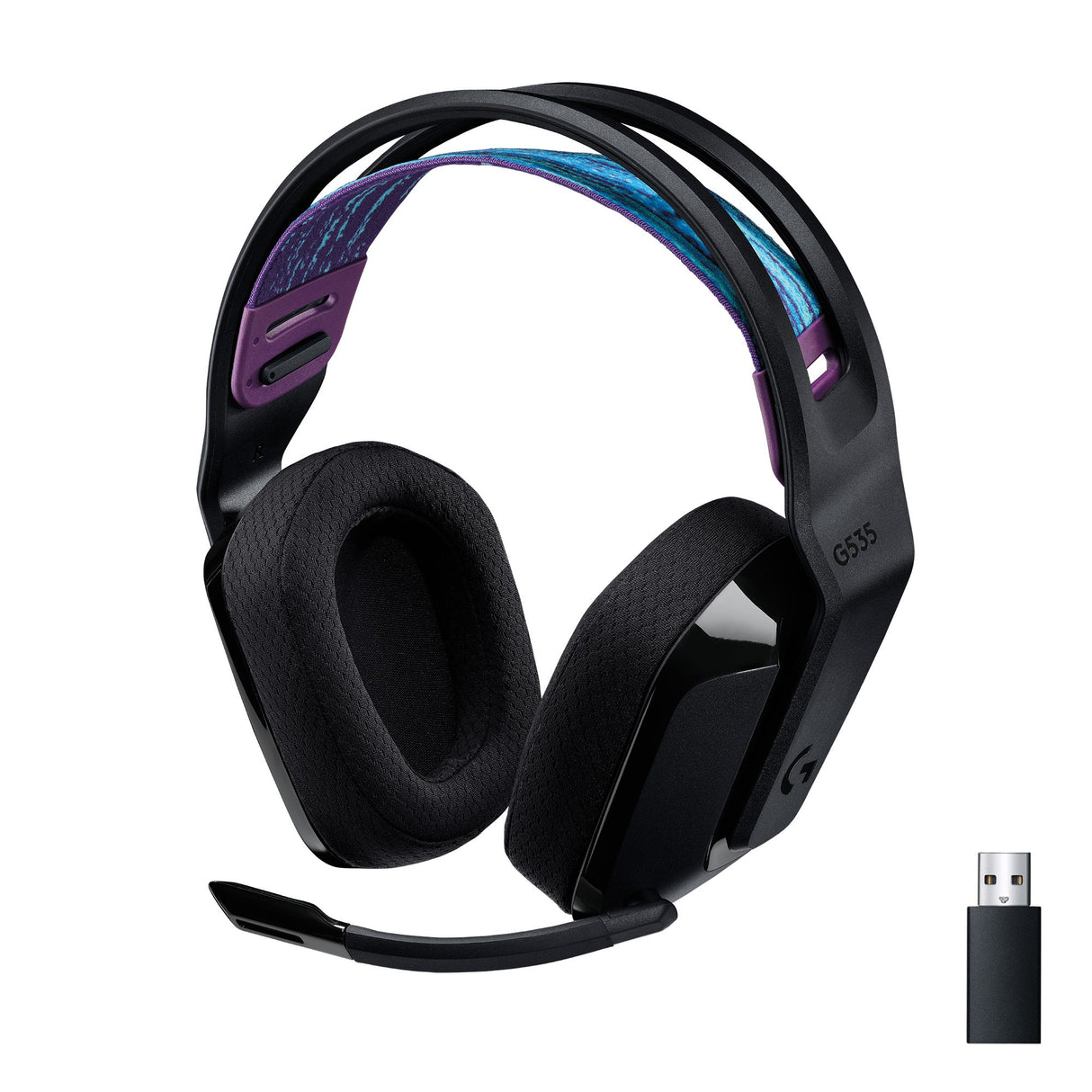 Logitech G535 LIGHTSPEED Wireless Gaming Headset, Black – Headsets (billede 1)