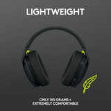 Logitech G435 LIGHTSPEED Wireless Gaming Headset, Black – Headsets (billede 3)