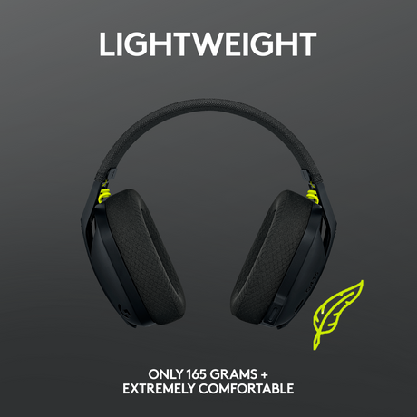 Logitech G435 LIGHTSPEED Wireless Gaming Headset, Black – Headsets (billede 3)