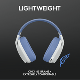 Logitech G435 LIGHTSPEED Wireless Gaming Headset, White – Headsets (billede 3)