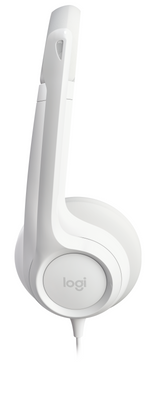 Logitech H390 USB Computer Headset, Off-white – Headsets (billede 1)
