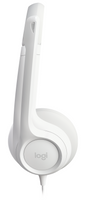 Logitech H390 USB Computer Headset, Off-white – Headsets (billede 1)