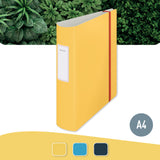 Brevordner Cosy Active PP A4 80mm gul