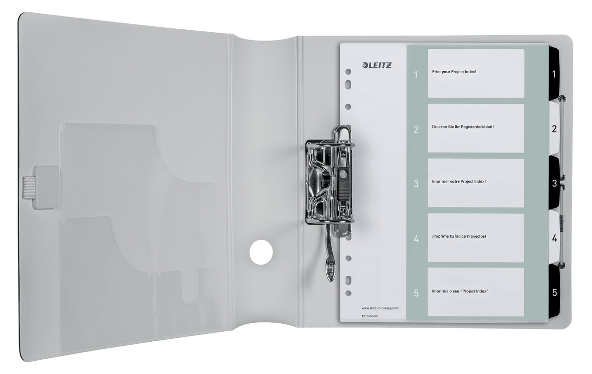 Register printbar PP A4+ 1-5 hvid/sort – image 2