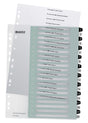 Register printbar PP A4+ 1-20 hvid/sort – image 1