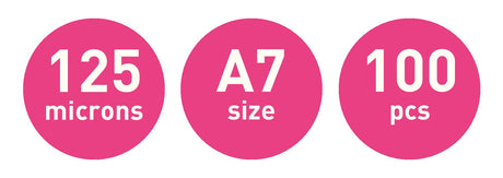 Lamineringslomme glans 125my A7 (100) – image 8
