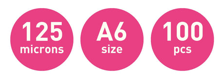 Lamineringslomme glans 125my A6 (100) – image 8