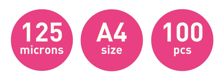 Lamineringslomme glans 125my A4 (100) – image 4