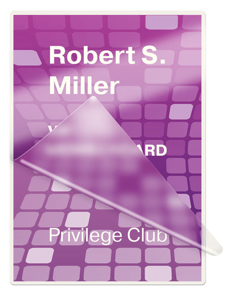 Lamineringslomme glans 125my 54x86 (100) – image 4