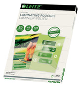 Leitz Lamineringslomme glans 80my A4 (100) – Laminering & tilbehør (billede 1)