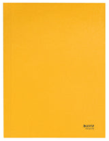 3-klap mappe recycle karton A4 gul – image 6