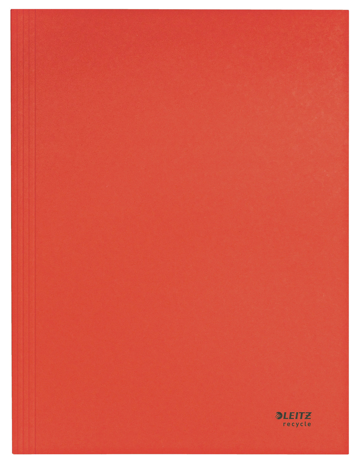 3-klap mappe recycle karton A4 rød – image 6
