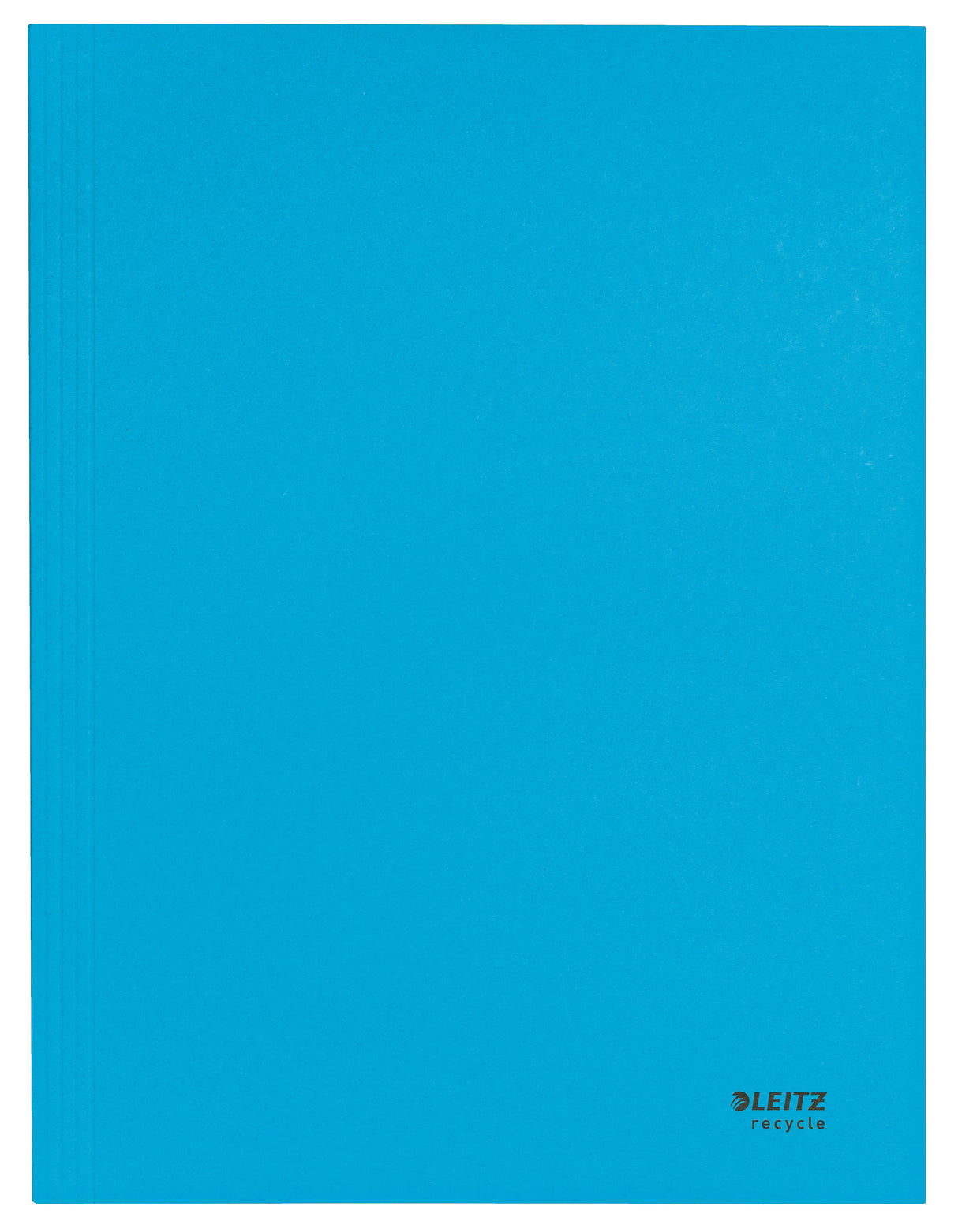 3-klap mappe recycle karton A4 blå – image 6