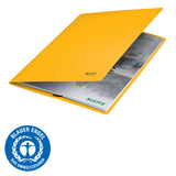 Elastikmappe recycle karton A4 gul – image 4