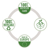 Elastikmappe recycle karton A4 rød – image 3