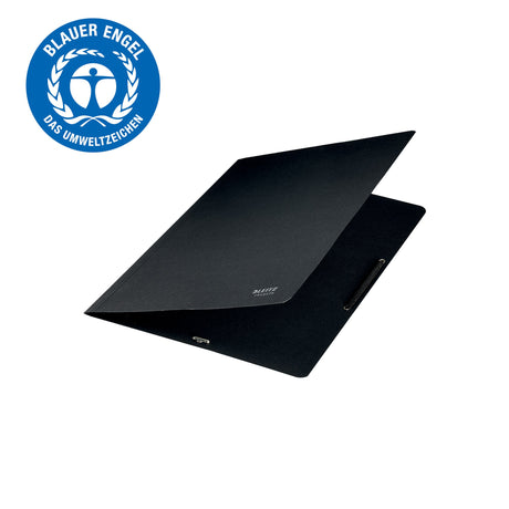 Elastikmappe recycle karton A4 sort – image 3