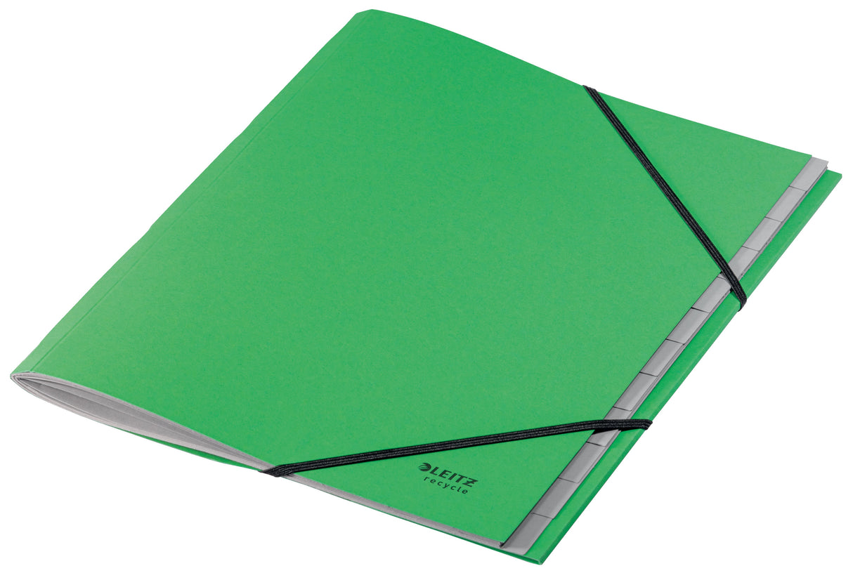 Leitz Sorteringsmappe recycle karton A4 12-delt grøn – Sorteringsmapper (billede 5)