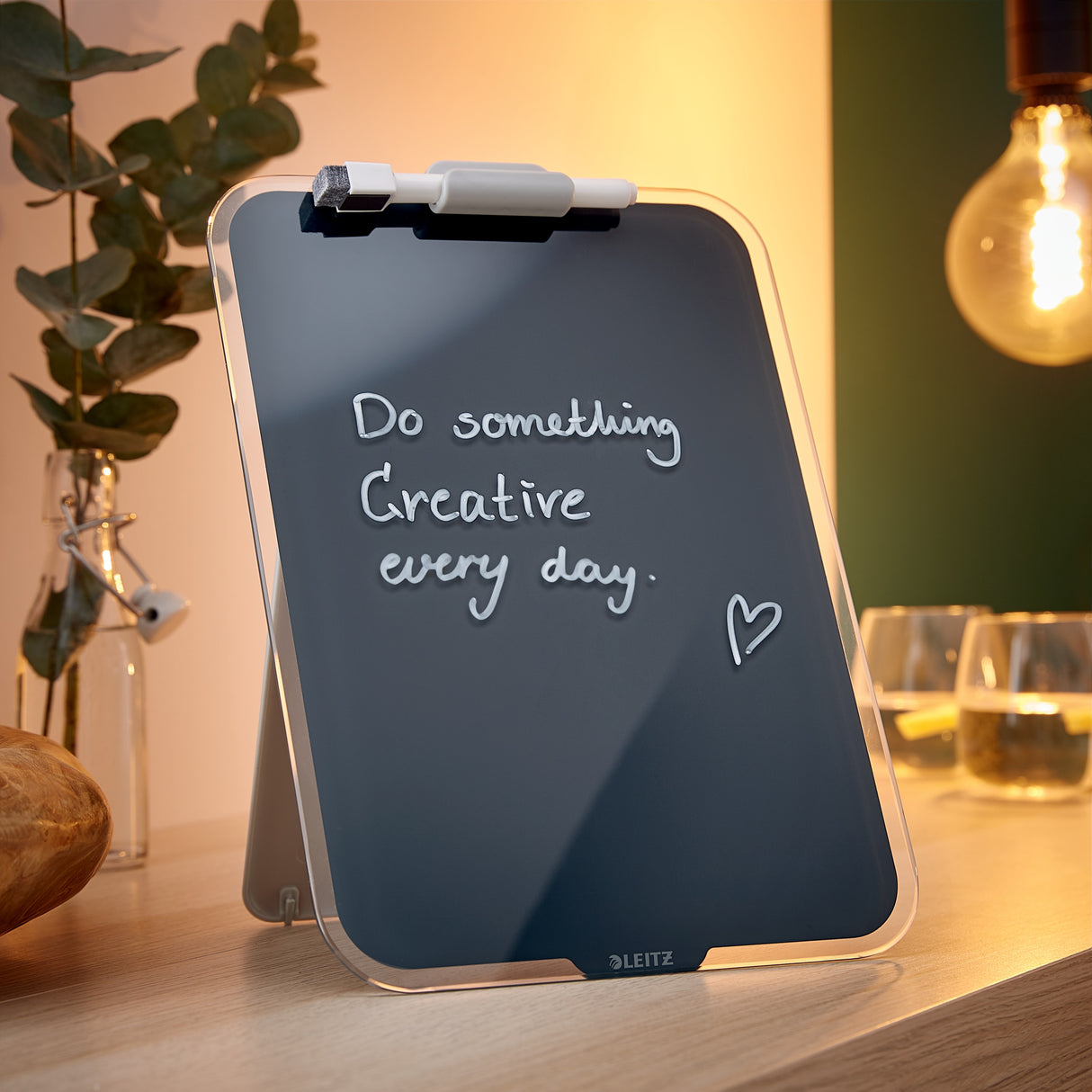 Clipboard glas Cosy grå – image 3