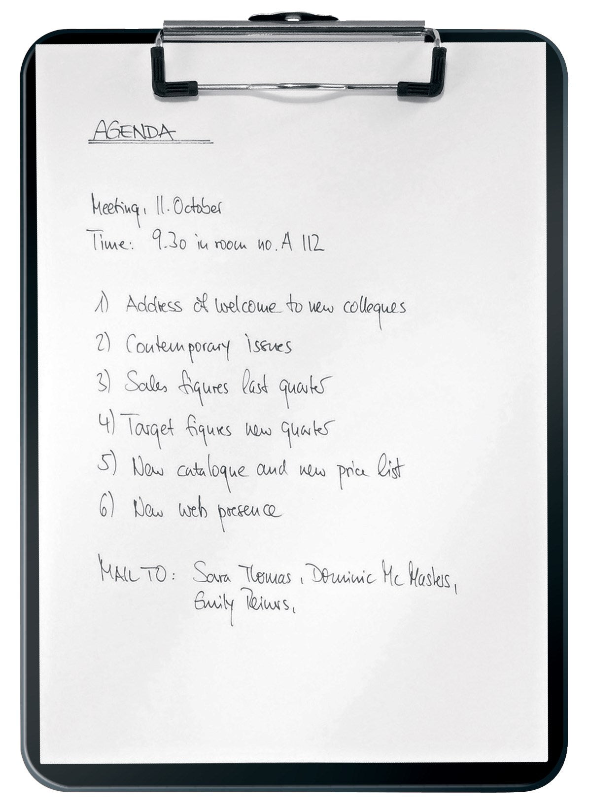 Leitz Clipboard WOW uden forside A4 sort – Skriveunderlag & clipboard (billede 2)